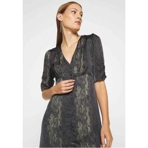 AllSaints Kota Masala forest green dress